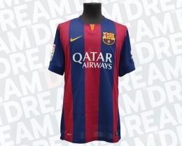 69   -  LIONEL MESSI #10 | 2014/2015 FC BARCELONA | GAME WORN vs REAL SOCIEDAD | MUSEUM PIECE W/PHOTO MATCHING