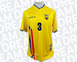 18   -  IVAN HURTADO #3 | 2004 COPA AMERICA | GAME WORN vs URUGUAY