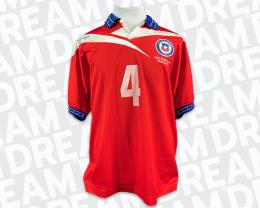 21   -  FRANCISCO ROJAS #4 | 1998 FIFA WORLD CUP CHILE NATIONAL TEAM | MATCH WORN