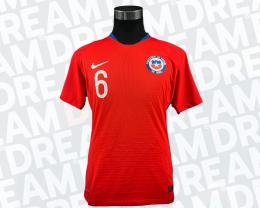 57   -  GUILLERMO MARIPAN #6 | 2019 FRIENDLY CHILE | GAME WORN vs COLOMBIA