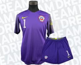 59   -  CLAUDIO BRAVO #1 | FRIENDLY CHILE | GAME ISSUED vs COLOMBIA | FULL KIT