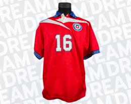 70   -  MAURICIO AROS #16 | 1999 AMERICA CUP CHILE | MATCH WORN