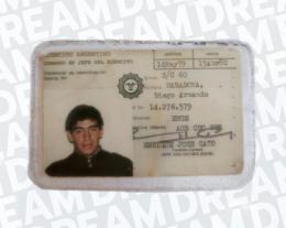 75   -  DIEGO MARADONA | 1979 MILITARY PERSONAL ID + DRESS AUTHORIZATION ID | MUSEUM PIECE 