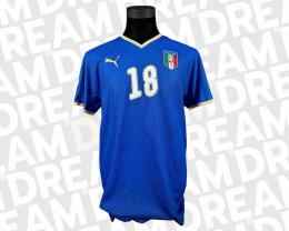 106   -  FERNANDO MENESES COLLECTION | 2008 TOULON TOURNAMENT ITALY #18 | GAME ISSUED vs CHILE