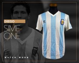 13   -  DIEGO SIMEONE #10 |1992 ARGENTINA | GAME ISSUED vs POLAND