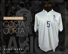 39   -  ALESSANDRO COSTACURTA #5 | 1998 ITALY WORLD CUP | vs CHILE | MUSEUM PIECE | PLAYER COLLECTION