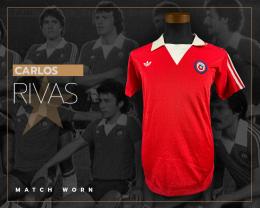 79   -  CARLOS RIVAS #8 | 1979/82 CHILE | MATCH WORN
