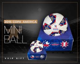 87   -  CHILE 2 MINI BALL  | 2015 COPA AMERICA | VIP GIFT | vs URUGUAY - PERÚ
