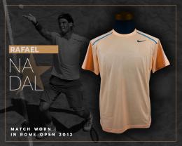 13   -  RAFAEL NADAL | 2012 ATP ROME OPEN | MATCH WORN JERSEY