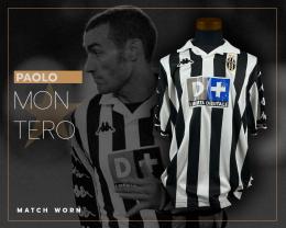 22   -  PAOLO MONTERO #4 | 1999/00 JUVENTUS | MATCH WORN | PLAYER PROVENANCE