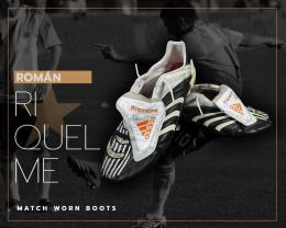 24   -  ROMAN RIQUELME #10 | 2008 BOCA JUNIORS | MATCH WORN BOOTS