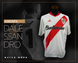 28   -  ANDRÉS DALESSANDRO #11 | 2002 RIVER PLATE | MATCH WORN