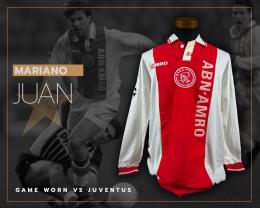 30   -  MARIANO JUAN #17 | 1996/97 AJAX UCL | GAME WORN VS JUVENTUS