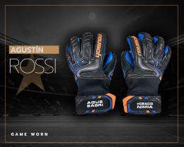 31   -  AGUSTIN ROSSI #1 | 2020 BOCA JUNIORS| FINAL CUP WORN GLOVES | PHOTO MATCHED