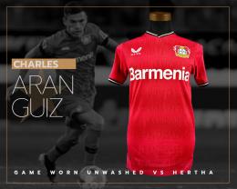 33   -  CH. ARANGUIZ #20 | 2022/23 B.LEVERKUSEN | GAME WORN VS HERTHA | UNWASHED