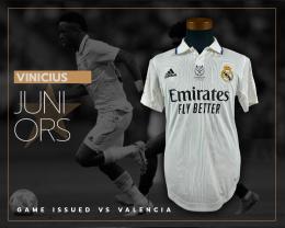 37   -  VINICIUS JR #20 | 2023 REAL MADRID SUPERCUP | GAME ISSUED VS VALENCIA