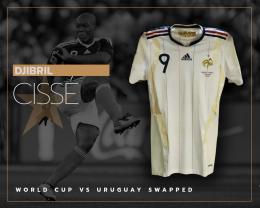 41   -  DJIBRIL CISSÉ #9 | 2010 FRANCE WORLD CUP | GAME ISSUED vs URUGUAY | SWAPPED