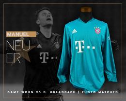 46   -  MANUEL NEUER #1 | 2020/21 B. MÜNCHEN |GAME WORN VS MGLADBACH | PHOTO MATCHED