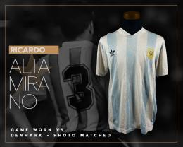 49   -  RICARDO ALTAMIRANO #3 |1993 ARGENTINA A. FRANCHI CUP| MATCH WORN