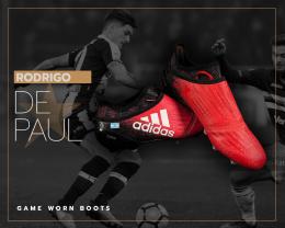 56   -  RODRIGO DE PAUL #10 | 2016 UDINESE | GAME WORN BOOTS