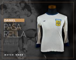 62   -  DANIEL PASARELLA #19 | 1978 ARGENTINA WORLD CUP | MATCH ISSUED | PLAYER PROVENANCE 