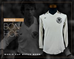 63   -  RAINER BONHOF #6 | 1978 WEST GERMANY WORLD CUP | MATCH WORN | PLAYER PROVENANCE