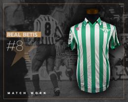 67   -  REAL BETIS #8 |1983/84 | MATCH WORN | PLAYER PROVENANCE