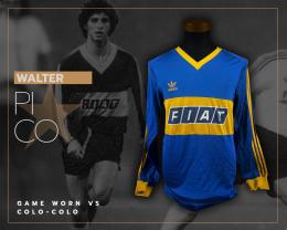 74   -  WALTER PICO #15 | 1991 BOCA JUNIORS LIBERTADORES | GAME WORN vs COLO-COLO