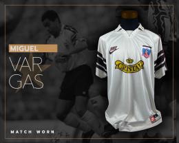 79   -  MIGUEL VARGAS #18 | 1995 COLO-COLO | 1995 MATCH WORN 