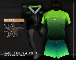 8   -  RAFAEL NADAL | 2015 ATP US OPEN | MATCH WORN FULL OUTFIT