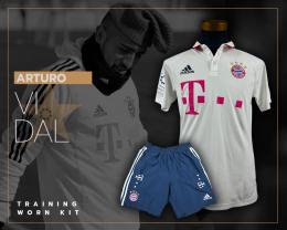 91   -  ARTURO VIDAL | 2018 BAYERN MUNCHEN | TRAINING WORN KIT