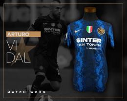 93   -  ARTURO VIDAL #22 | 2021/22 INTER | MATCH WORN        