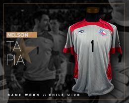 105   -  NELSON TAPIA #1 | 2007 CHILE | GAME WORN vs CHILE U-20 | CHARITY MATCH 