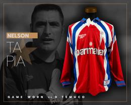 128   -  NELSON TAPIA #1 | 1998 U.CATOLICA | GAME WORN vs D. TEMUCO | WORN IN 1 GAME 