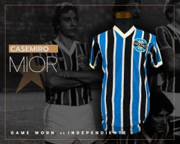 142   -  CASEMIRO #14 | 1984 GREMIO | GAME WORN vs INDEPENDIENTE | LIBERTADORES FINAL | SWAPPED