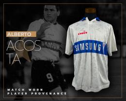 146   -  ALBERTO ACOSTA  #9 | 1995 U.CATÓLICA | MATCH WORN | PLAYER PROVENANCE