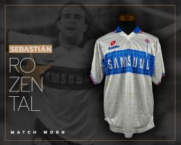 147   -  SEBASTIÁN ROZENTAL #22 | 1996 U.CATÓLICA | MATCH WORN | PLAYER PROVENANCE | RARE