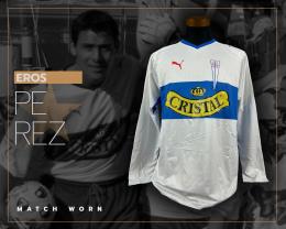 155   -  EROS PEREZ #5 | 2008 U.CATÓLICA | MATCH WORN | PLAYER PROVENANCE 