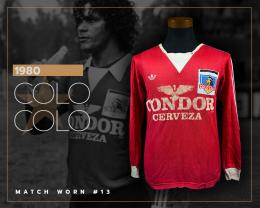 158   -  COLO COLO #13 |1980 | MATCH WORN | AWAY 