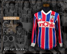 160   -  LIZARDO GARRIDO #3 |1986 COLO-COLO | MATCH WORN