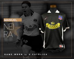 163   -  MANUEL NEIRA #13 | 1999 LIBERTADORES CUP COLO-COLO  | GAME WORN VS U.CATÓLICA  | SWAPPED