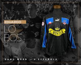 164   -  EDUARDO LOBOS #12 | C-2002 COLO-COLO  | GAME WORN VS U.ESPAÑOLA | CAMPEÓN EN LA QUIEBRA | SWAPPED