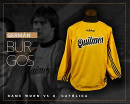 18   -  GERMÁN BURGOS #1 | 1998 RIVER PLATE | GAME WORN VS U.CATOLICA | SWAPPED