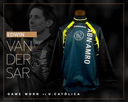 23   -  EDWIN VAN DER SAR #1 | 1997 AJAX | GAME WORN VS U.CATÓLICA | SWAPPED