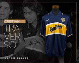 37   -  CRISTIÁN TRAVERSO #13 | 1997 BOCA JUNIORS  | MATCH ISSUED | PLAYER COLLECTION