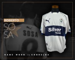 39   -  ROBERTO SOSA #9 | 2003 G.E DE LA PLATA | GAME WORN vs COBRELOA | SWAPPED