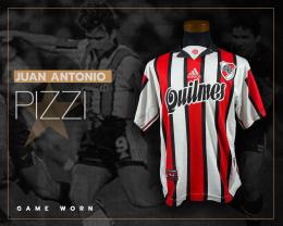 48   -  JUAN ANTONIO PIZZI #9 | 1999  RIVER PLATE | GAME WORN vs BOCA