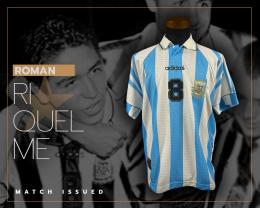 50   -  ROMAN RIQUELME #8 | 1996/97 ARGENTINA | MATCH ISSUED