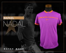 7   -  RAFAEL NADAL | 2017 ATP MONTECARLO |  MATCH WORN JERSEY