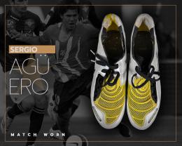 72   -  SERGIO AGUERO #10 | 2006/07 ATLETICO MADRID | MATCH WORN BOOTS 